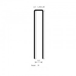 PUNTI METALLICI ST16NC/25